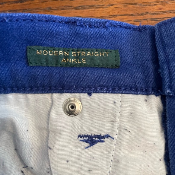 Ralph Lauren women’s cobalt blue Modern Straight Ankle jeans size 6P - Picture 6 of 7